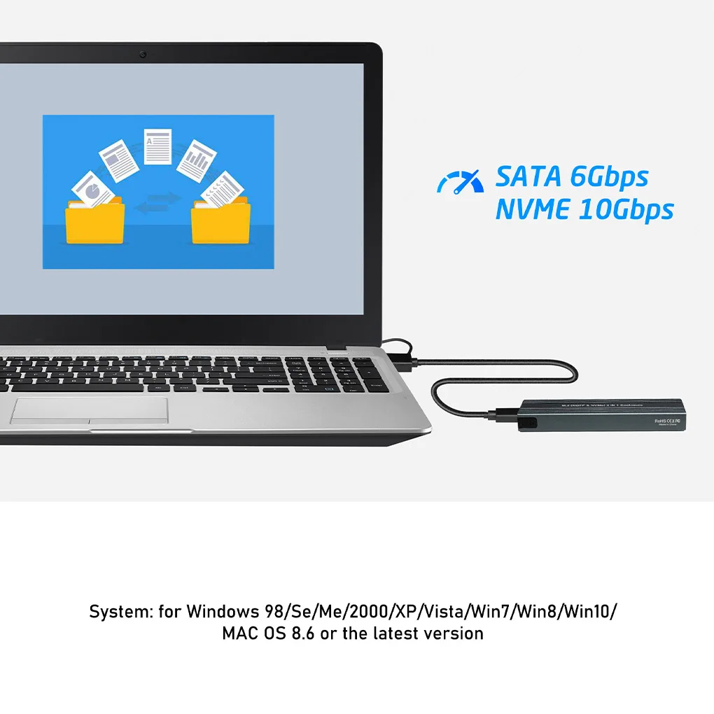 Type-c USB 3.1 to M2 SATA SSD Box Computer Aluminum Alloy Housing Mobile Hard Disk Enclosure Dual Protocols Laptop 
Type-c USB 3.1 to M2 SATA SSD Box Computer Aluminum Alloy Housing Mobile Hard Disk Enclosure Dual Protocols Laptop