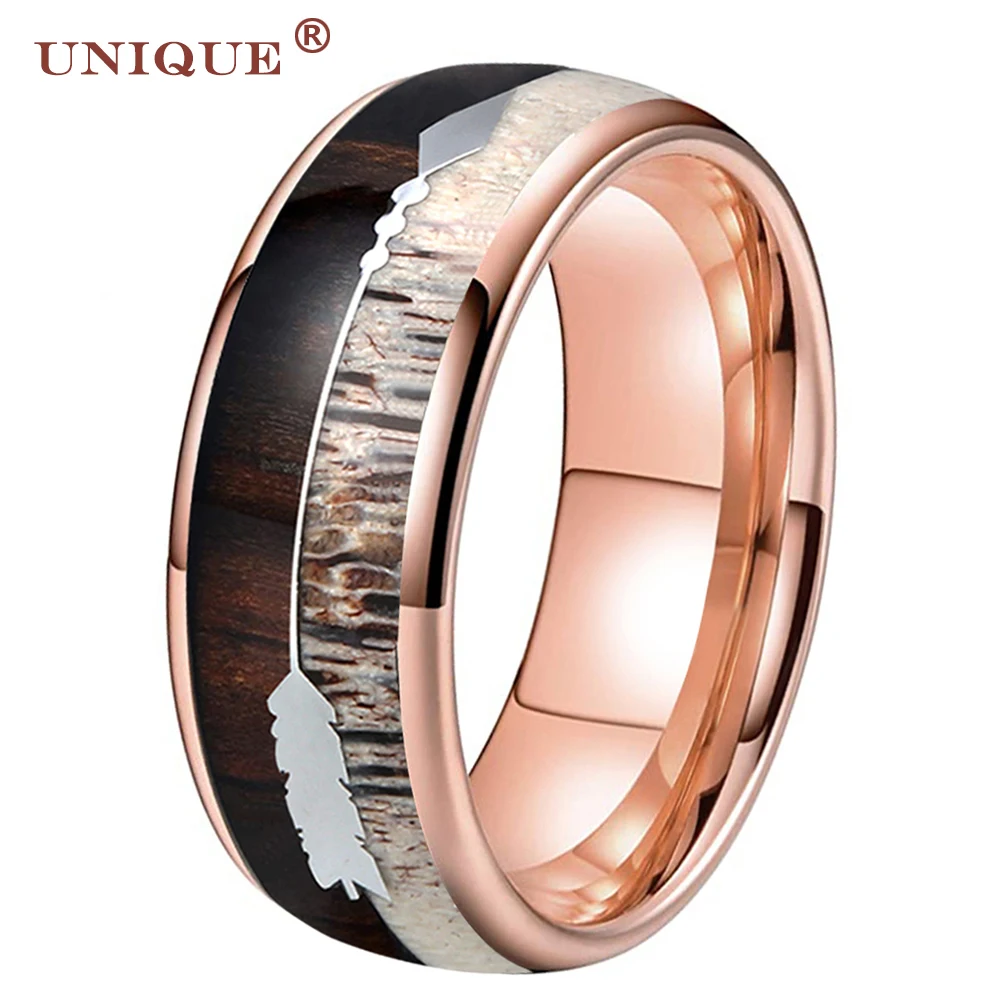 Unique Jewel 6mm 8mm Polished Domed Wholesale Deer Antler Engagement Ring Arrow Trendy Tungsten Wedding Band for Men Women
Unique Jewel 6mm 8mm Polished Domed Wholesale Deer Antler Engagement Ring Arrow Trendy Tungsten Wedding Band for Men Women