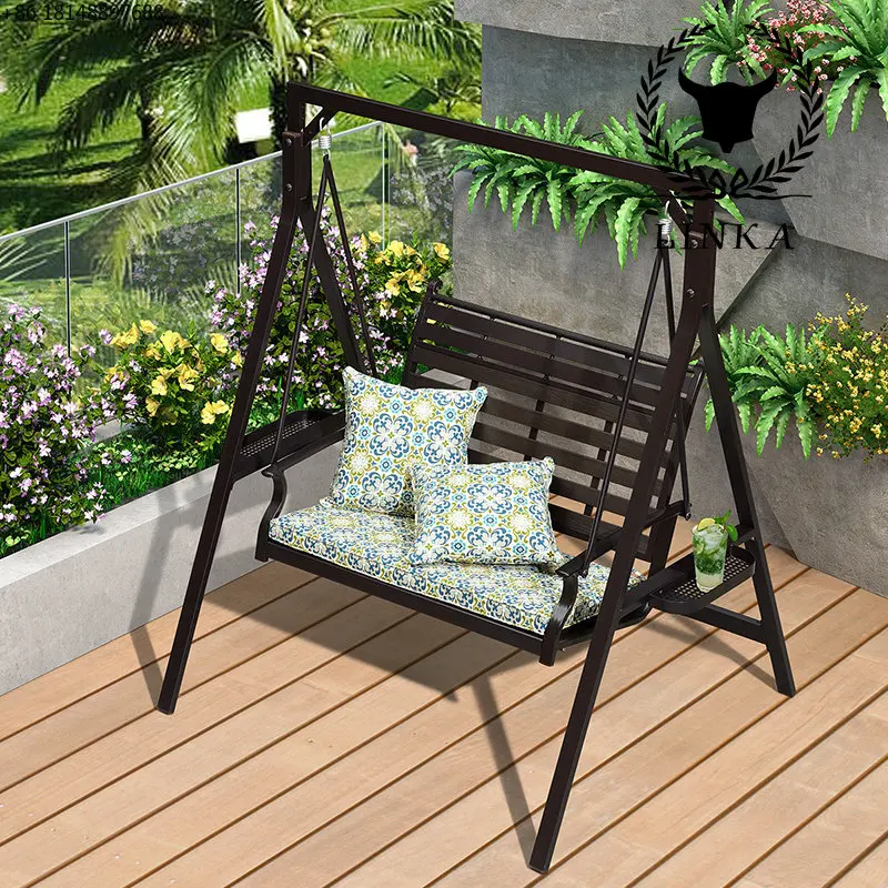 Одиночное качающееся кресло-качалка из кованого железа, подвесное кресло для сада, уличное кресло-качалка для двора и балкона
Одиночное качающееся кресло-качалка из кованого железа, подвесное кресло для сада, уличное кресло-качалка для двора и балкона