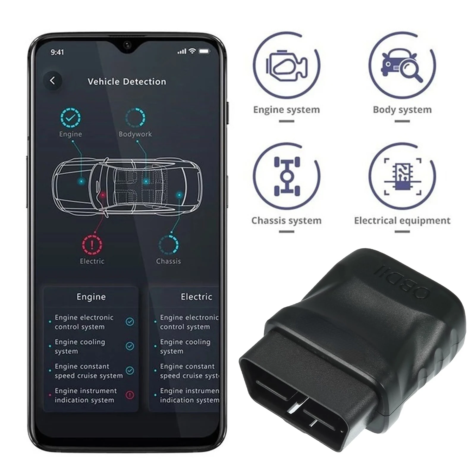 Считыватель кодов ошибок автомобильного двигателя ELM327 V2.1, сканер Obd2, Bluetooth, для IOS/Android
Считыватель кодов ошибок автомобильного двигателя ELM327 V2.1, сканер Obd2, Bluetooth, для IOS/Android
