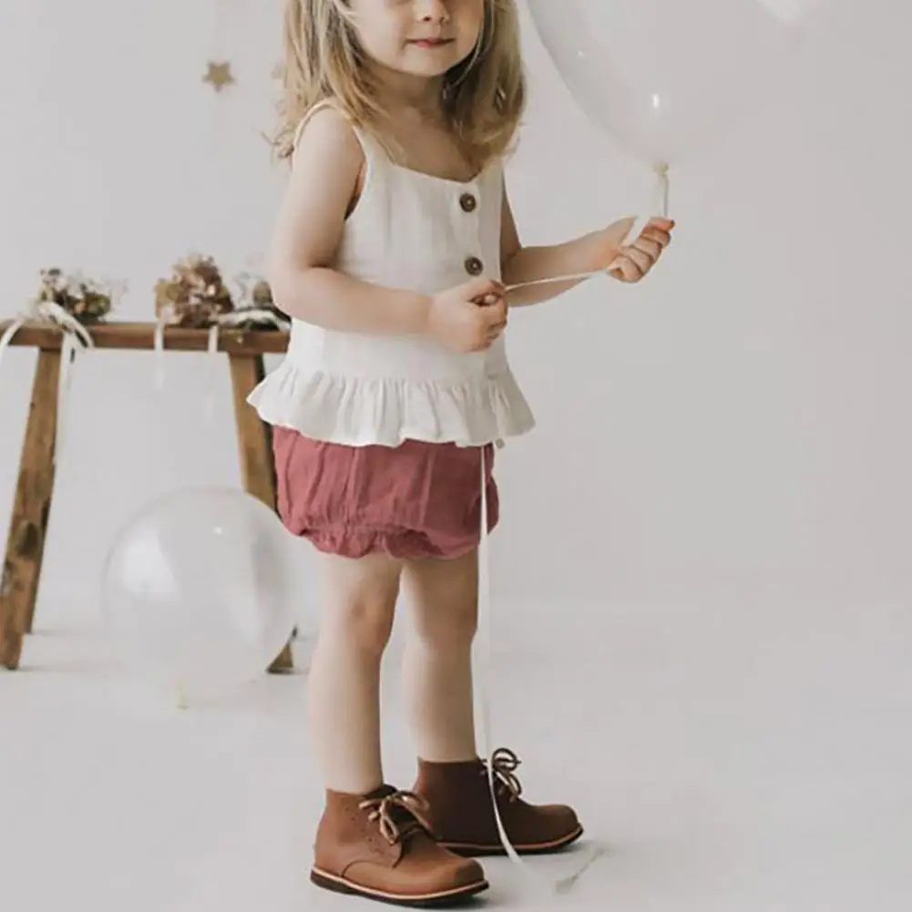 Children Suit Sleeveless Girls Clothing Suit Little Girls Summer Sling Shorts Suit for Going Out
Children Suit Sleeveless Girls Clothing Suit Little Girls Summer Sling Shorts Suit for Going Out