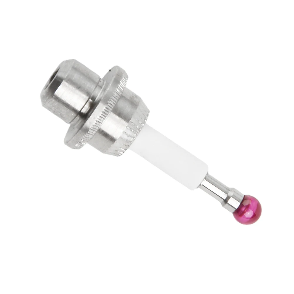 25mm M3 Thread CMM Touch Probe Stylus 4mm Diameter Red Gemstone Ball Ceramic Stem For HAIM 3D Sensor 80.362.00 EDM Processes
25mm M3 Thread CMM Touch Probe Stylus 4mm Diameter Red Gemstone Ball Ceramic Stem For HAIM 3D Sensor 80.362.00 EDM Processes