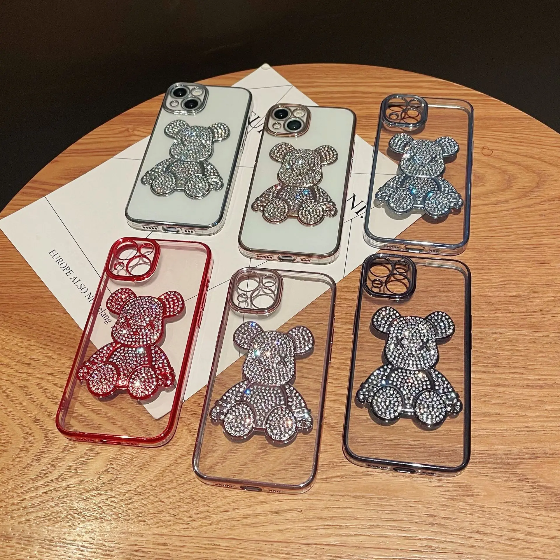Electroplated Glitter Gloomy Bear Phone Case for iPhone 11 Diamond Cartoon Mobile Phone Cover iPhone XS Max Case Couple Cases
Electroplated Glitter Gloomy Bear Phone Case for iPhone 11 Diamond Cartoon Mobile Phone Cover iPhone XS Max Case Couple Cases