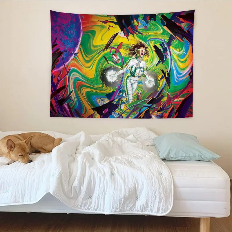 Astronaut and rainbow Wall Tapestry Hippie Flower Wall Carpets Dorm Decor Cheap Hippie Wall Hanging
Astronaut and rainbow Wall Tapestry Hippie Flower Wall Carpets Dorm Decor Cheap Hippie Wall Hanging