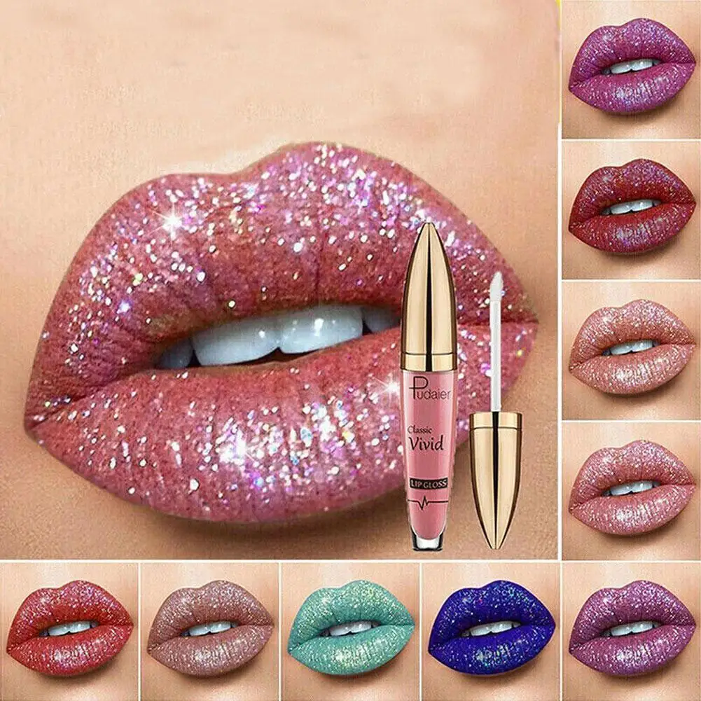 18 Colors Diamond Lipstick For Women Long Lasting Matte Glitter Liquid Lipstick Diamond Shiny Lip Gloss Waterproof Lip Make W7R4
18 Colors Diamond Lipstick For Women Long Lasting Matte Glitter Liquid Lipstick Diamond Shiny Lip Gloss Waterproof Lip Make W7R4