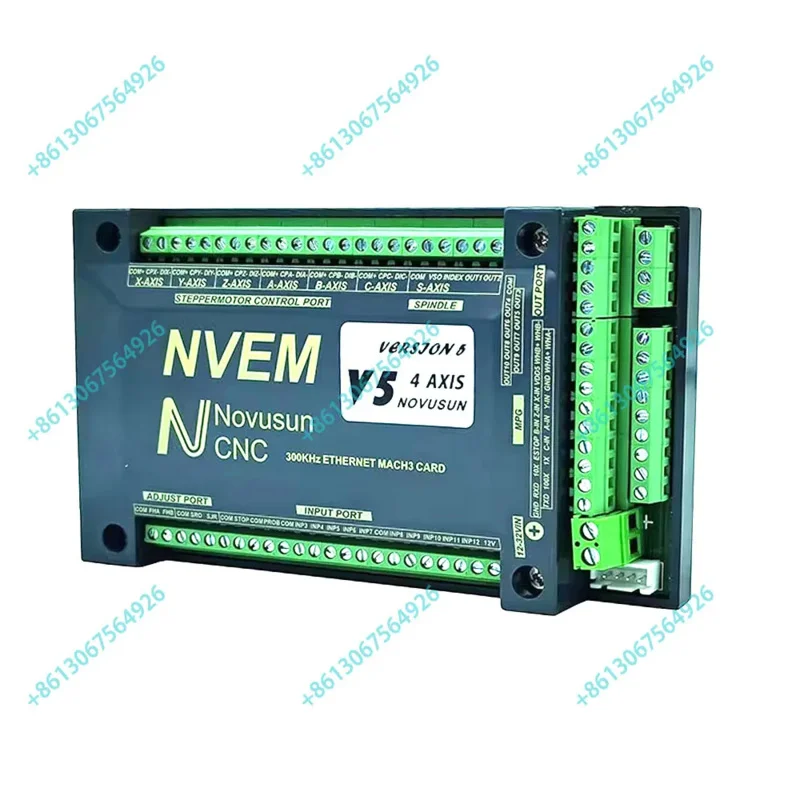 NVEM V5 Ethernet интерфейс для ЧПУ 3/4/5/6 осей
NVEM V5 Ethernet интерфейс для ЧПУ 3/4/5/6 осей