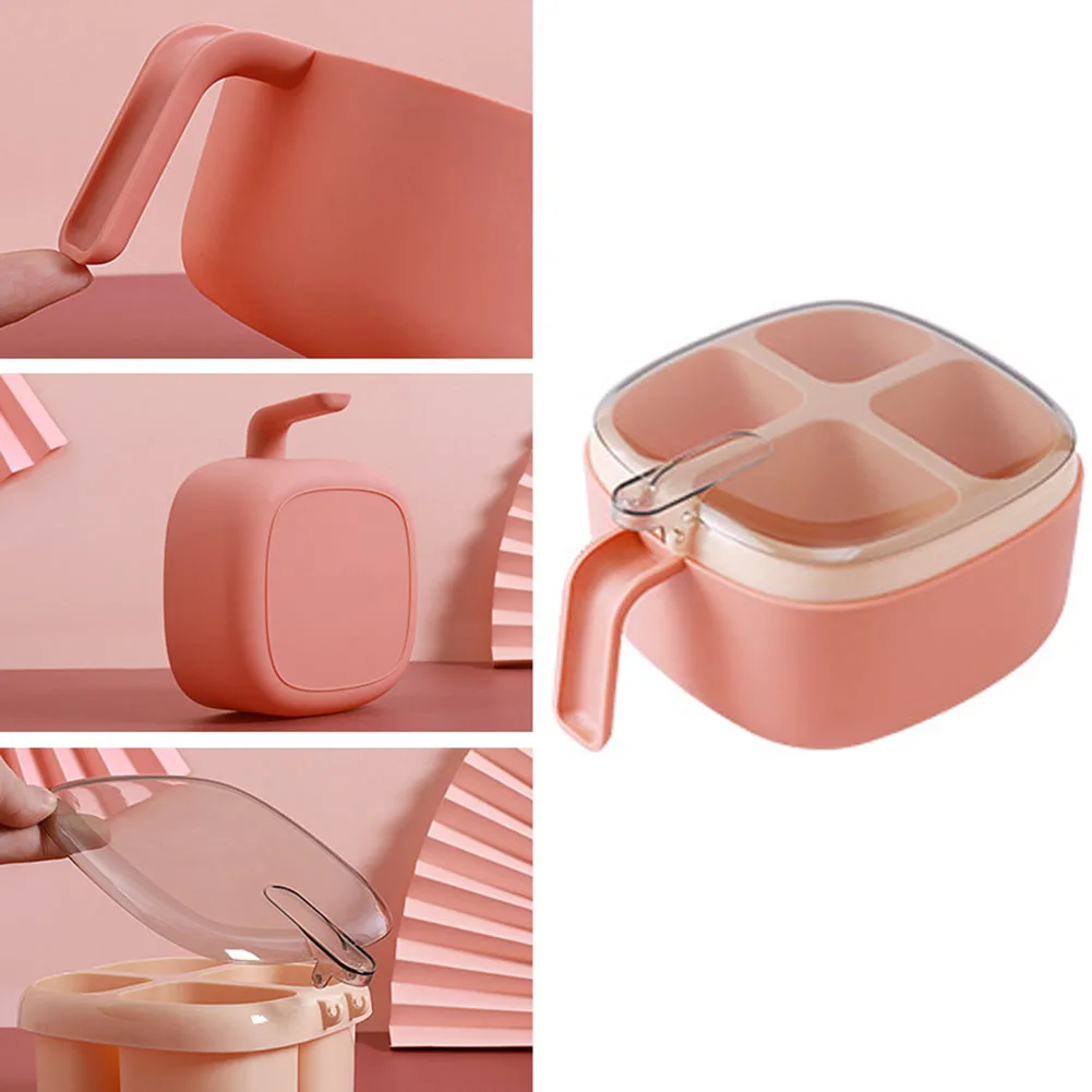 Exquisite Seasoning Box Four Grid 14*14*8cm 1pcs 4 Grid Chili Powder Condiments Container Lid Spice Salt Pepper
Exquisite Seasoning Box Four Grid 14*14*8cm 1pcs 4 Grid Chili Powder Condiments Container Lid Spice Salt Pepper