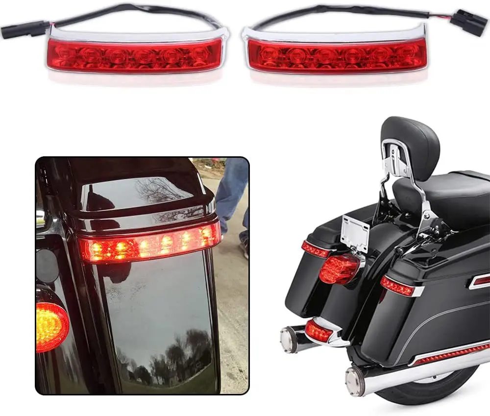 2Pcs Side Box Saddlebag Tail Light Rear Run Brake LED Lamp Chrome for Harley Davidson
2Pcs Side Box Saddlebag Tail Light Rear Run Brake LED Lamp Chrome for Harley Davidson