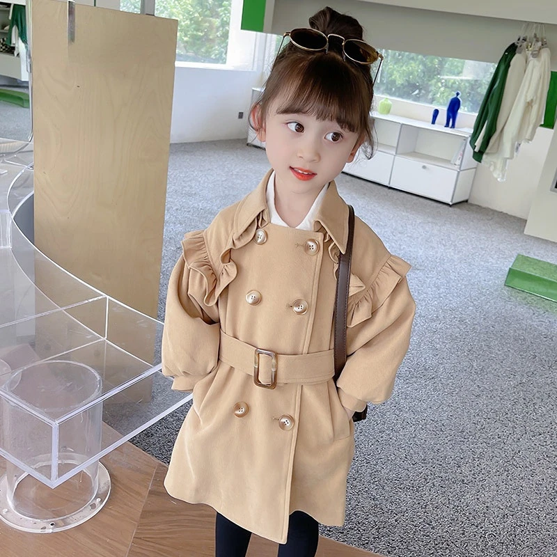 Autumn Girls Trench Coat Western Style Children Baby Girl Autumn Clothing Mid-Length Clothes Trench Girls Coat Kids Coat
Autumn Girls Trench Coat Western Style Children Baby Girl Autumn Clothing Mid-Length Clothes Trench Girls Coat Kids Coat