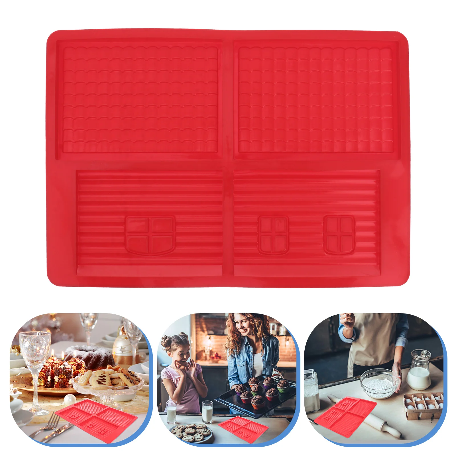 Baking Decorating Tool DIY Sugarcraft Christmas House Silicone Mold Cupcake Cookies Mould for Biscuits Kitchen accessories
Baking Decorating Tool DIY Sugarcraft Christmas House Silicone Mold Cupcake Cookies Mould for Biscuits Kitchen accessories