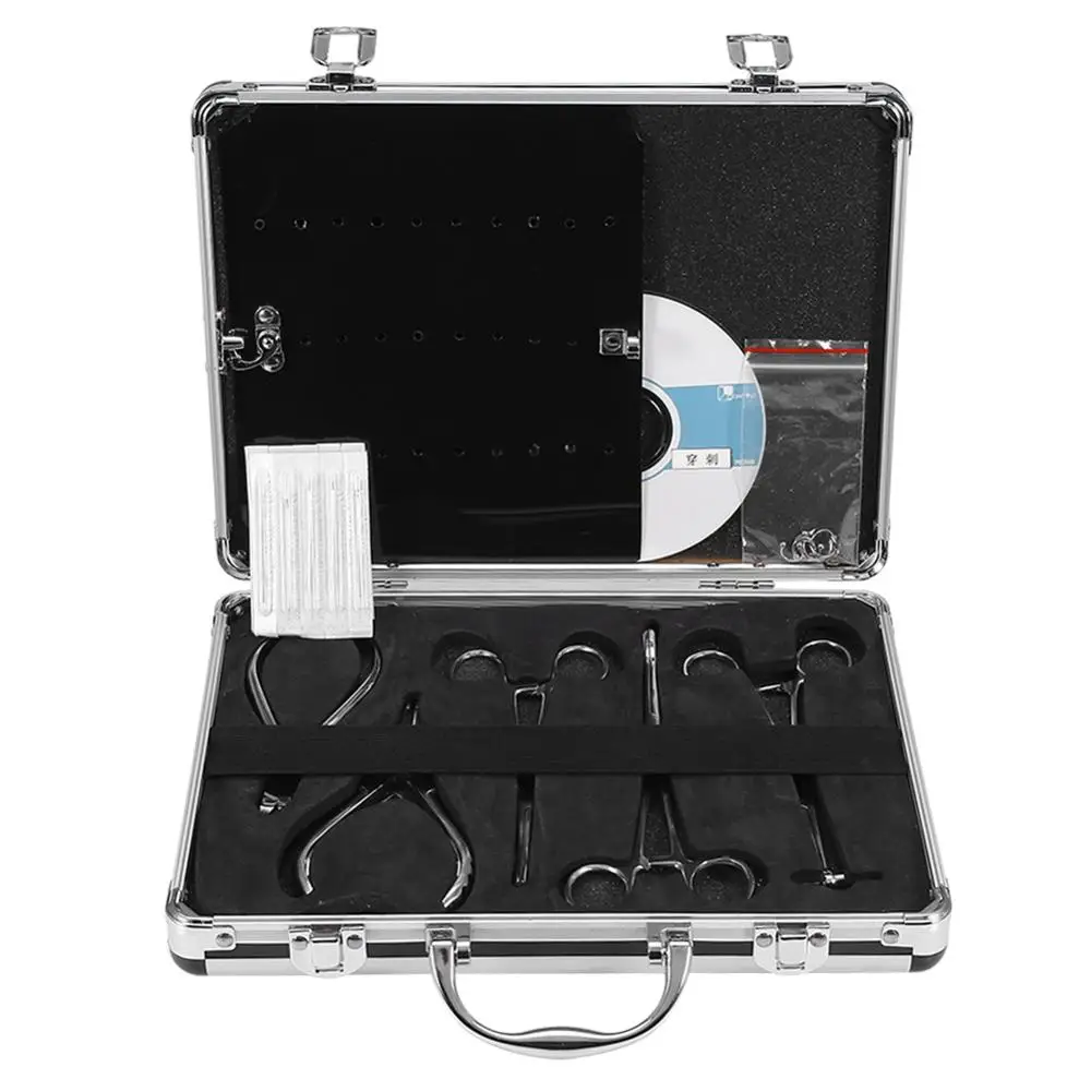 Pro Body Piercing Tattoo Tool Kit For Navel Ear Tongue Tattoo Machine Equipment Piercing Jewelry Pliers Needles Microblading Pen
Pro Body Piercing Tattoo Tool Kit For Navel Ear Tongue Tattoo Machine Equipment Piercing Jewelry Pliers Needles Microblading Pen