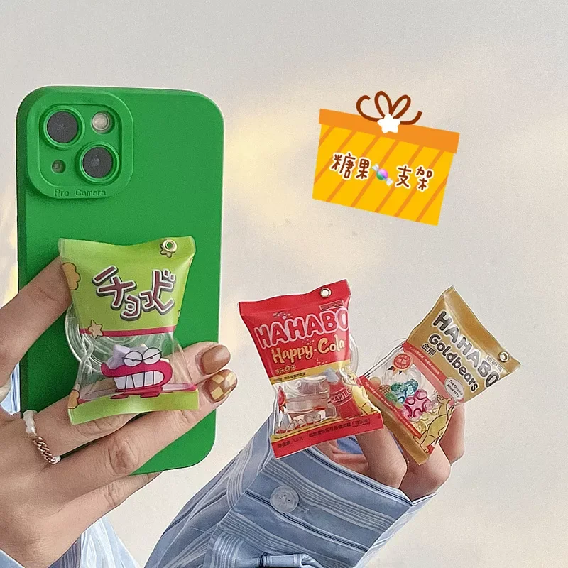 Packaging Korea Bear Gummy Cell Phone Stand Grip Tok Holder Cola Simulation Snack Bag Mobile Phone Fondant Bracket
Packaging Korea Bear Gummy Cell Phone Stand Grip Tok Holder Cola Simulation Snack Bag Mobile Phone Fondant Bracket