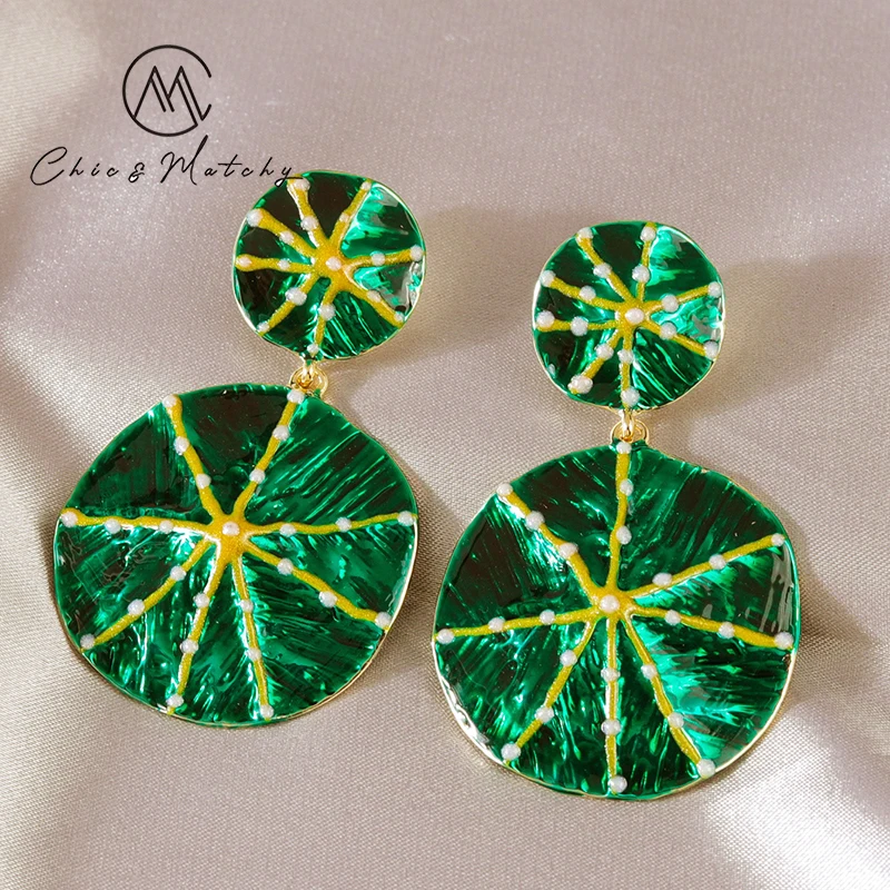 Chic Matchy Lemon Design Green Epoxy Drop Earrings Gold Plating Special Dangle Earring for Women Aretes De Mujer Daily Jewelry
Chic Matchy Lemon Design Green Epoxy Drop Earrings Gold Plating Special Dangle Earring for Women Aretes De Mujer Daily Jewelry