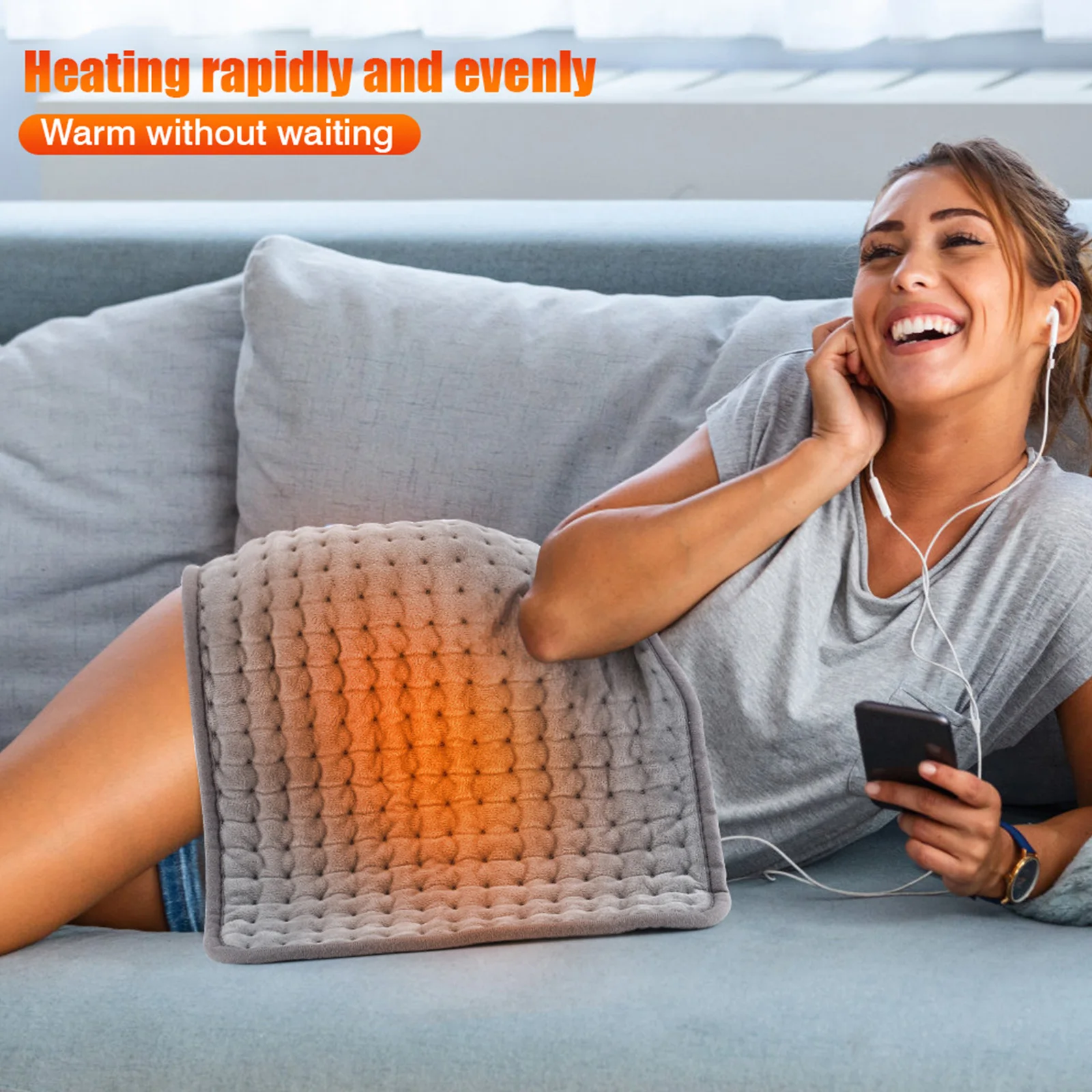 Electric Heating Pad for Back Pain 3 Timer Settings Electric Heating Pad for Cramps Relief Warm Shawl for Waist Abdomen Shoulder
Electric Heating Pad for Back Pain 3 Timer Settings Electric Heating Pad for Cramps Relief Warm Shawl for Waist Abdomen Shoulder