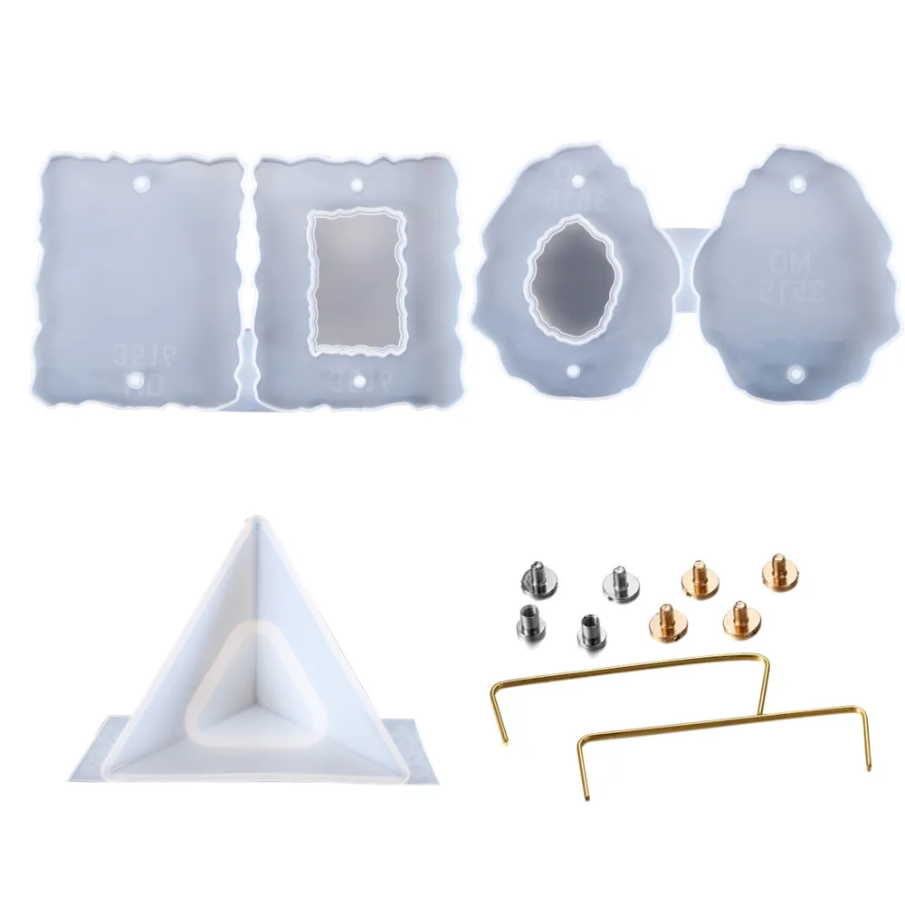 Irregular Rectangle Photo Frame Silicone Mold Oval Shape Epoxy Resin Mould for DIY Epoxy Resin Crafts Table Home Decoration
Irregular Rectangle Photo Frame Silicone Mold Oval Shape Epoxy Resin Mould for DIY Epoxy Resin Crafts Table Home Decoration