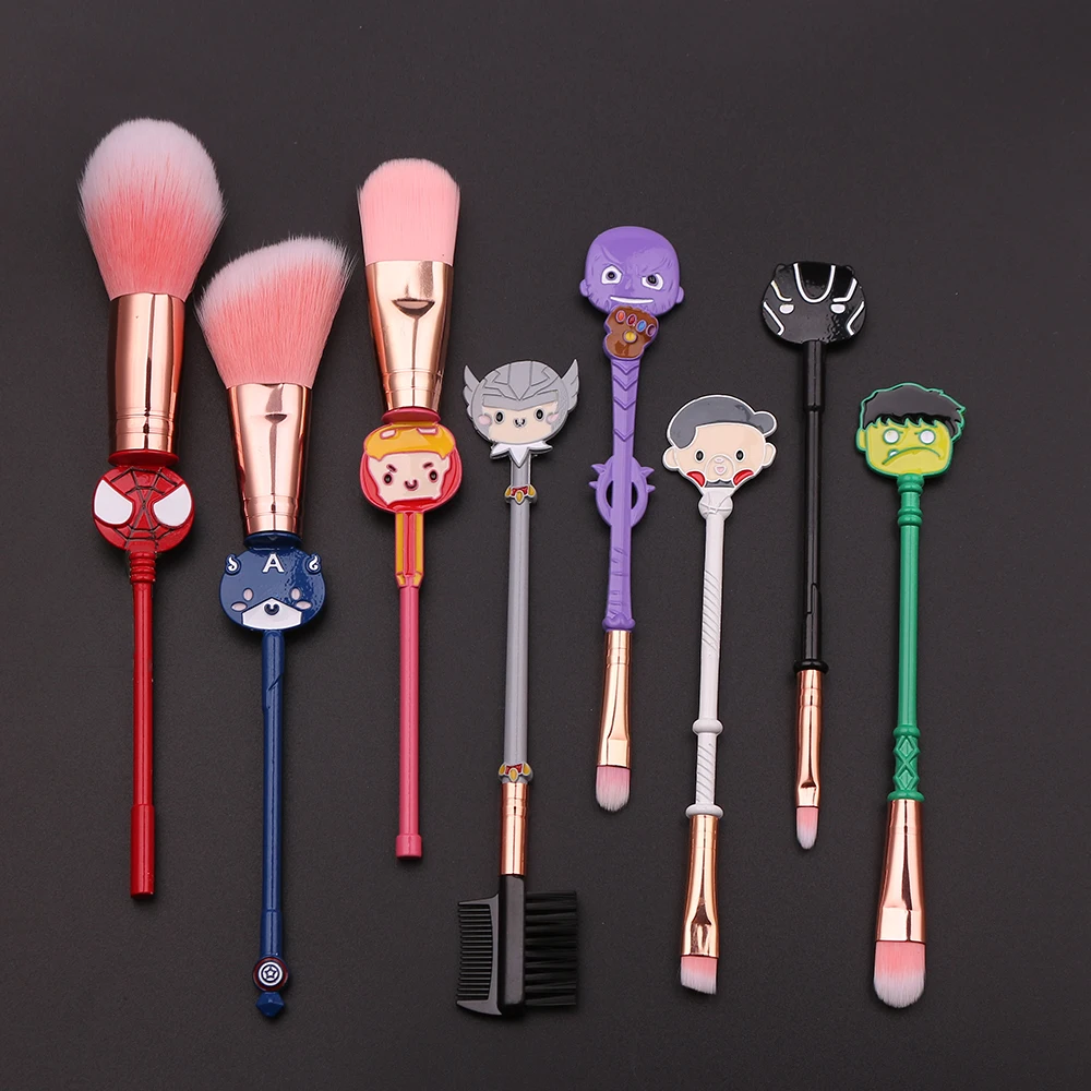 Marvel Superhero Avengers Makeup Brushes Thor Iron Man Hulk Captain America Spiderman Black Panther Beauty Tool
Marvel Superhero Avengers Makeup Brushes Thor Iron Man Hulk Captain America Spiderman Black Panther Beauty Tool
