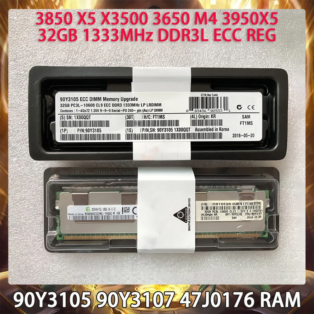 Серверная память 90Y3105 90Y3107 47J0176 3850 X5 X3500 3650 M4 3950X5 32 Гб 1333 ECC REG DDR3 оперативная память работает идеально, быстрая доставка
Серверная память 90Y3105 90Y3107 47J0176 3850 X5 X3500 3650 M4 3950X5 32 Гб 1333 ECC REG DDR3 оперативная память работает идеально, быстрая доставка