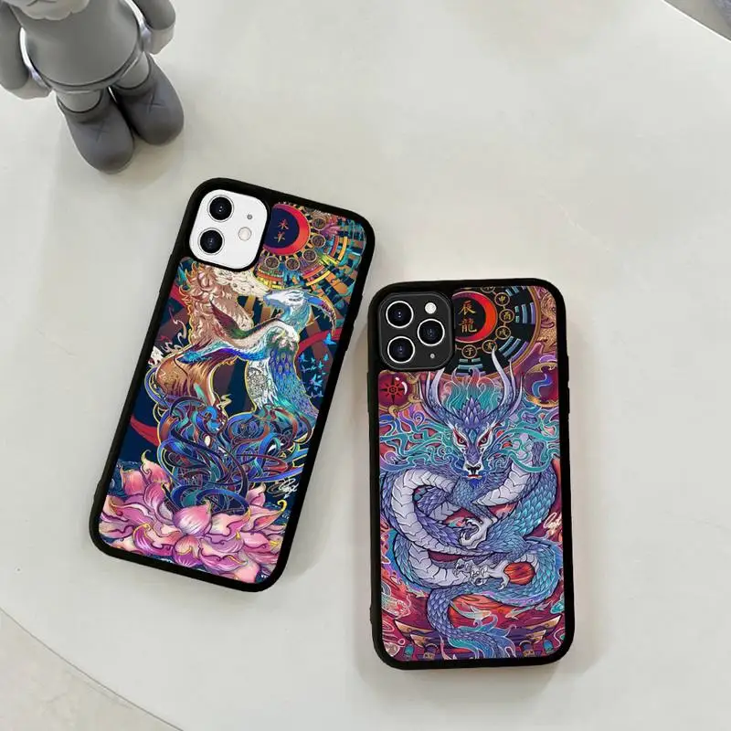 Chinese zodiac signs dragon tiger dog snake Phone Case Silicone PC+TPU Case for iPhone 11 12 13 Pro Max 8 7 6 Plus X SE XR
Chinese zodiac signs dragon tiger dog snake Phone Case Silicone PC+TPU Case for iPhone 11 12 13 Pro Max 8 7 6 Plus X SE XR