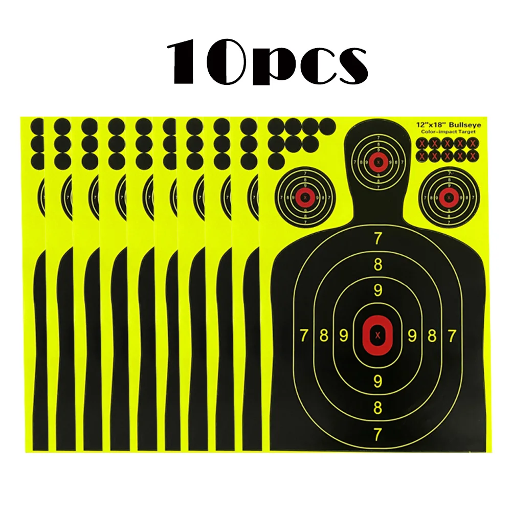 10Pcs Shooting Targets Sticker Splatter Reactive Glow Paper Outdoor Hunting Target Dots Sticker Gun Rifles Paintball Accessories
10Pcs Shooting Targets Sticker Splatter Reactive Glow Paper Outdoor Hunting Target Dots Sticker Gun Rifles Paintball Accessories