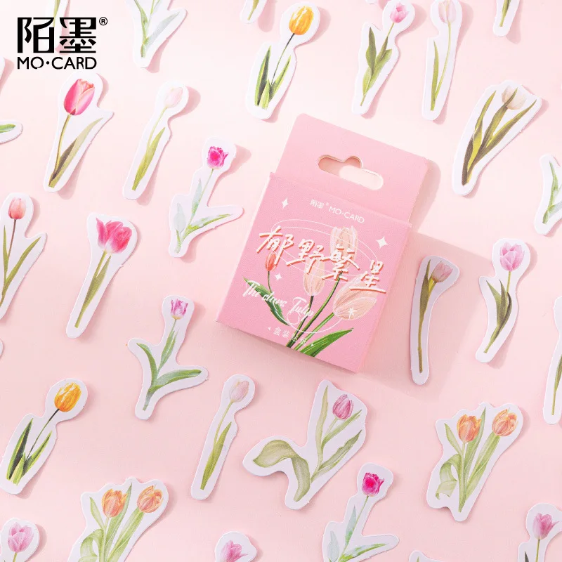 46 Pcs Cute Boxed Diy Decoration Mini Size Flower Tulip Adhesive Paper Stickers For Laptop Planners Scrapbook Diary Notebooks
46 Pcs Cute Boxed Diy Decoration Mini Size Flower Tulip Adhesive Paper Stickers For Laptop Planners Scrapbook Diary Notebooks