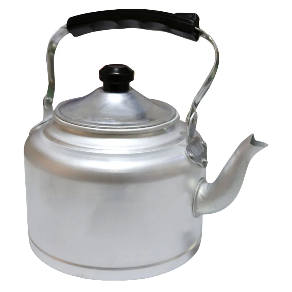 

Aluminum Kettle Water Boiling Tea Pot Heating Coffee Home Stovetop Boiler Teapot Handle Portable Kettles