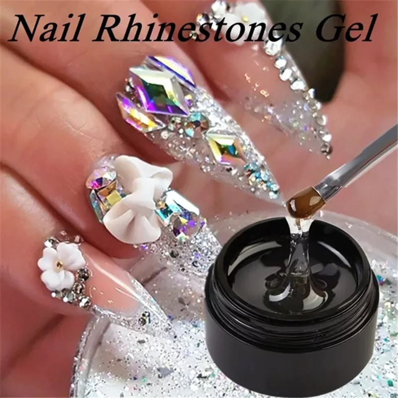 Nail Art Rhinestone Gel Glue Super Sticky Adhesive UV Gel Nail Polish Glue for DIY Nail Art Crystal Gems Jewelry Decoration
Nail Art Rhinestone Gel Glue Super Sticky Adhesive UV Gel Nail Polish Glue for DIY Nail Art Crystal Gems Jewelry Decoration