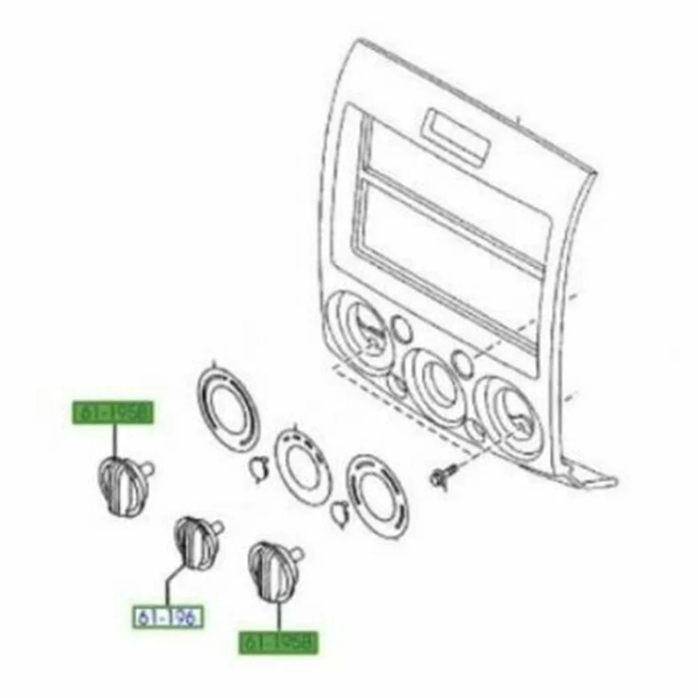 3 X ручки управления вентилятором A/C для Ford Ranger PJ/PK для Mazda BT-50 UN 2006-11 ABS, прочные детали для автомобиля, грузовика
3 X ручки управления вентилятором A/C для Ford Ranger PJ/PK для Mazda BT-50 UN 2006-11 ABS, прочные детали для автомобиля, грузовика