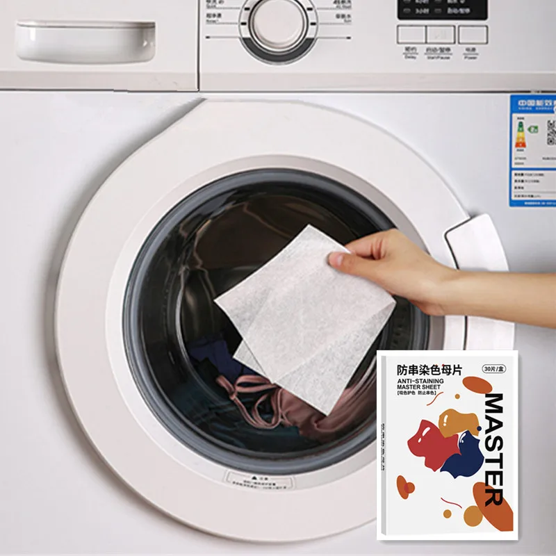 30Pcs/Set Anti-dyeing Laundry Paper Washing Machine Color Absorption Master Film Anti-fading Laundry Tablets Household Cleaning
30Pcs/Set Anti-dyeing Laundry Paper Washing Machine Color Absorption Master Film Anti-fading Laundry Tablets Household Cleaning