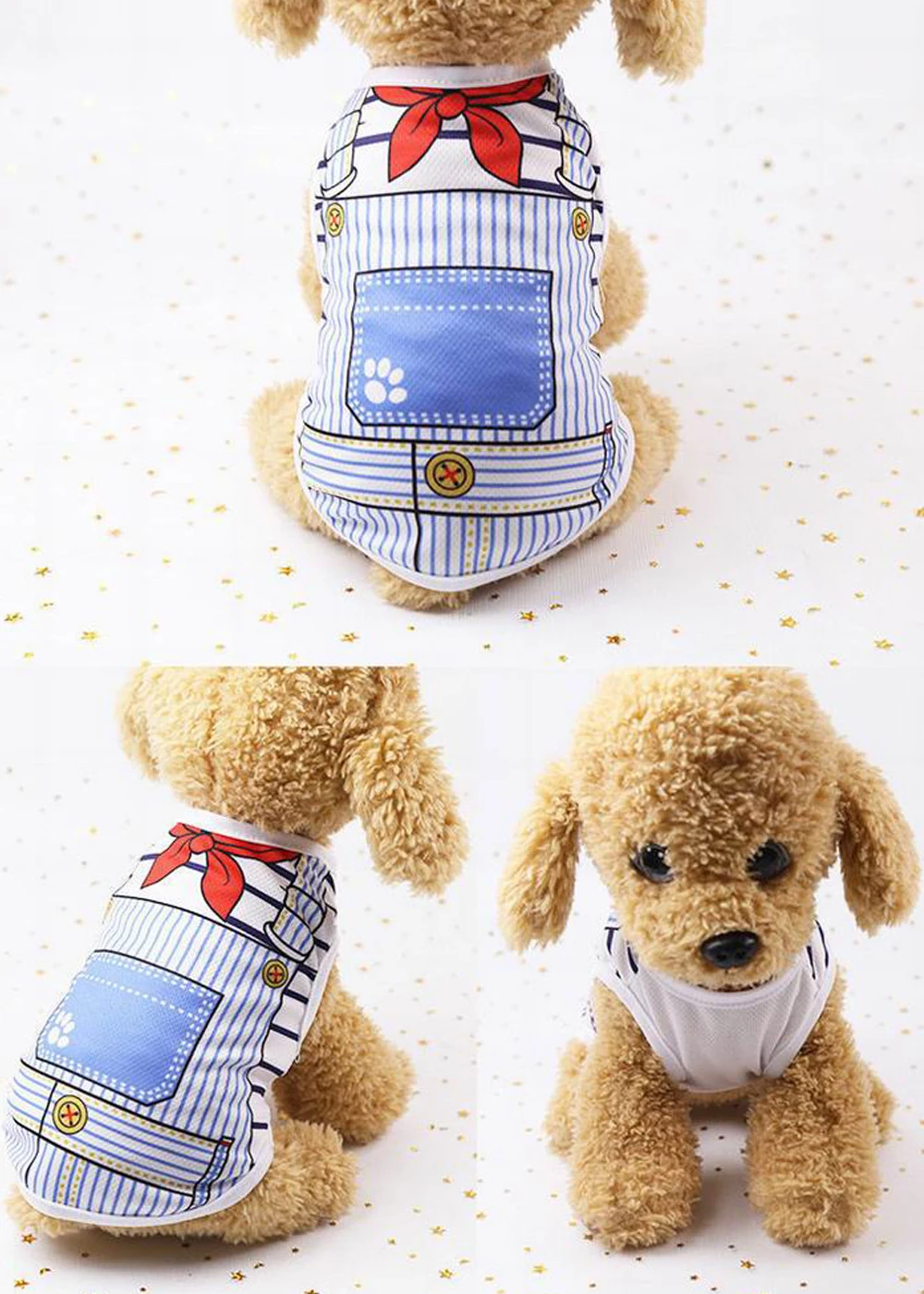 Cute Pet Dog Cothes For Small Medium Animals Printed Spring Summer Puppy Cat Cotton T-Shirt Vest Summer Pet Clothing Accessories
Cute Pet Dog Cothes For Small Medium Animals Printed Spring Summer Puppy Cat Cotton T-Shirt Vest Summer Pet Clothing Accessories