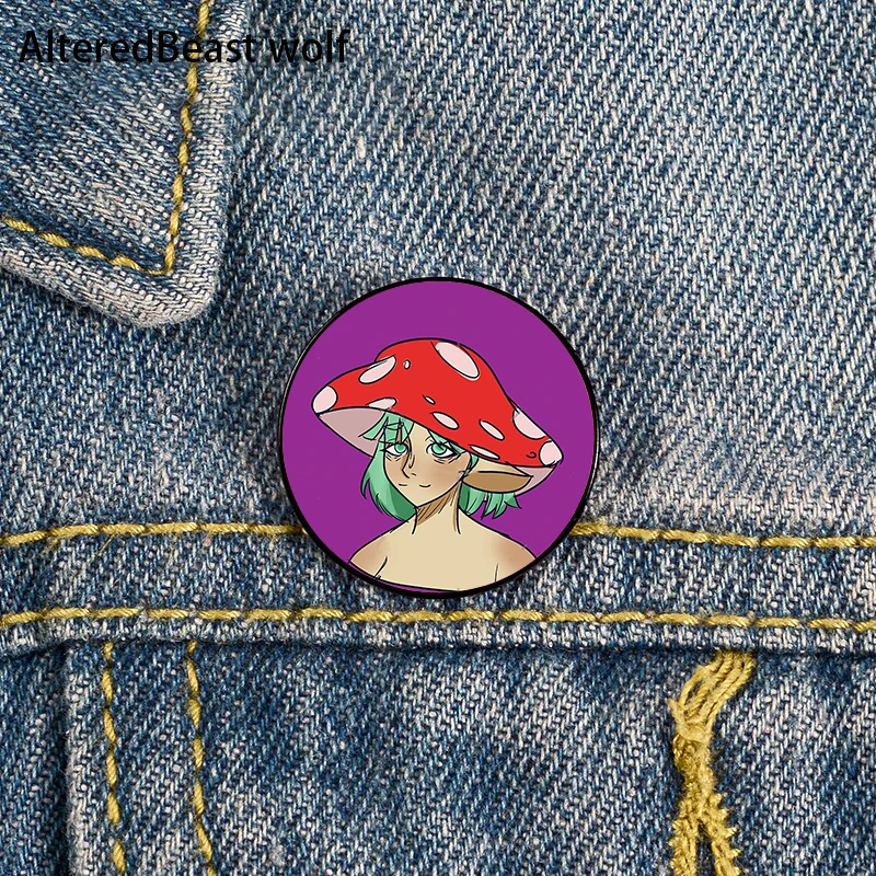 Mushroom girl Printed Pin Custom Funny Brooches Shirt Lapel Bag Cute Badge Cartoon Cute Jewelry Gift for Lover Girl Friends
Mushroom girl Printed Pin Custom Funny Brooches Shirt Lapel Bag Cute Badge Cartoon Cute Jewelry Gift for Lover Girl Friends
