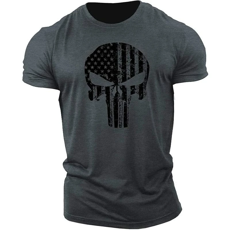 Skull 3D Print Oversized T-Shirt Men's Short Sleeve Casual Sweatshirt Army Green 2022 Summer Hot Sale Polyester
Skull 3D Print Oversized T-Shirt Men's Short Sleeve Casual Sweatshirt Army Green 2022 Summer Hot Sale Polyester