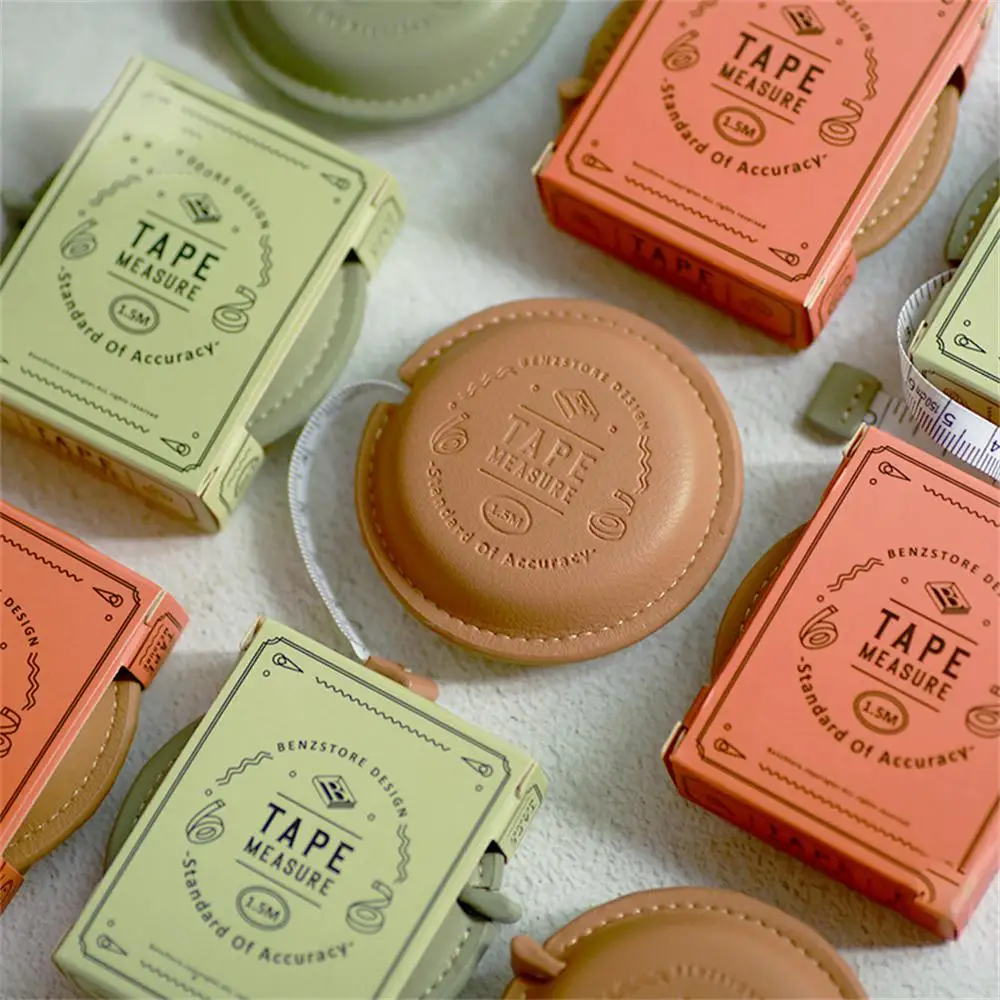 Macaroon Cookie Tape 1.5M Round Leather Morandi Soft Ruler Household Waist Measurement Measuring Tools Tape Measures
Macaroon Cookie Tape 1.5M Round Leather Morandi Soft Ruler Household Waist Measurement Measuring Tools Tape Measures