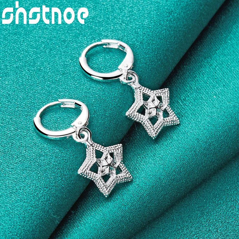 925 Sterling Silver Hollow Star Drop Earrings For Women Party Engagement Wedding Valentines Christmas Gift Fashion Charm Jewelry
925 Sterling Silver Hollow Star Drop Earrings For Women Party Engagement Wedding Valentines Christmas Gift Fashion Charm Jewelry