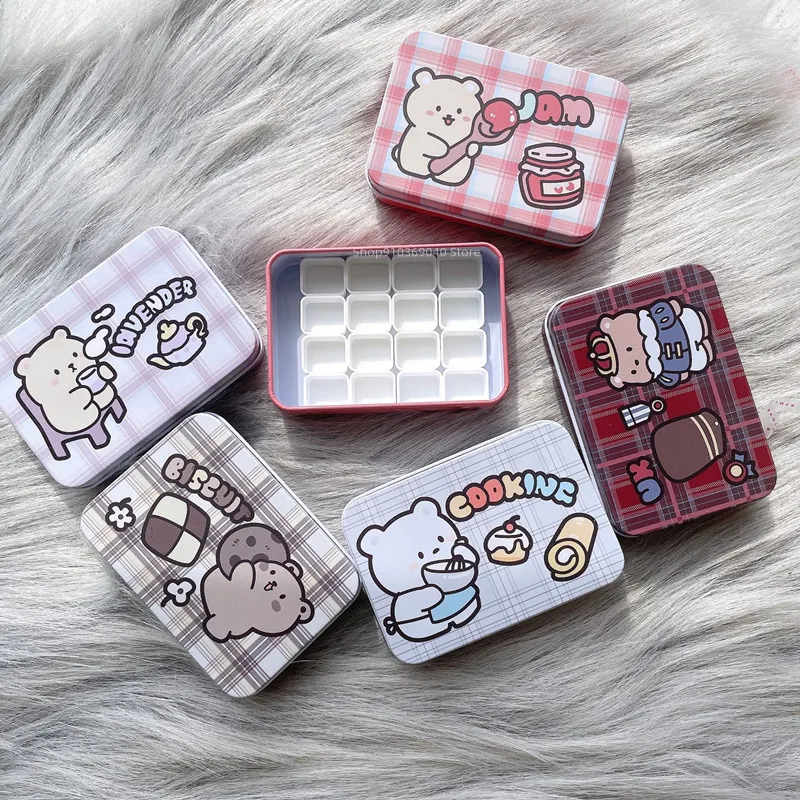 Empty Watercolor Box Cartoon Cute Iron Box Portable Storage Box Paint Tray Watercolor Palette Student Painting Art Supplies
Empty Watercolor Box Cartoon Cute Iron Box Portable Storage Box Paint Tray Watercolor Palette Student Painting Art Supplies
