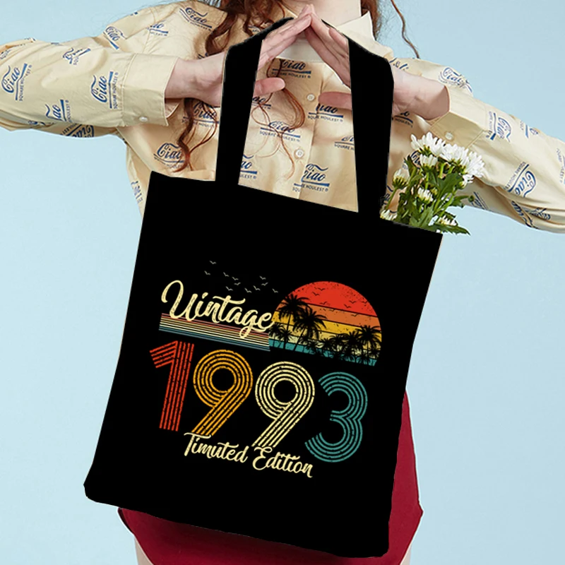 Women Harajuku Handbags Vintage 1993 Shopping Bags Female Shoulder Fashion 90s Style Number Graphic Canvas Lady Canvas Tote Bag
Women Harajuku Handbags Vintage 1993 Shopping Bags Female Shoulder Fashion 90s Style Number Graphic Canvas Lady Canvas Tote Bag