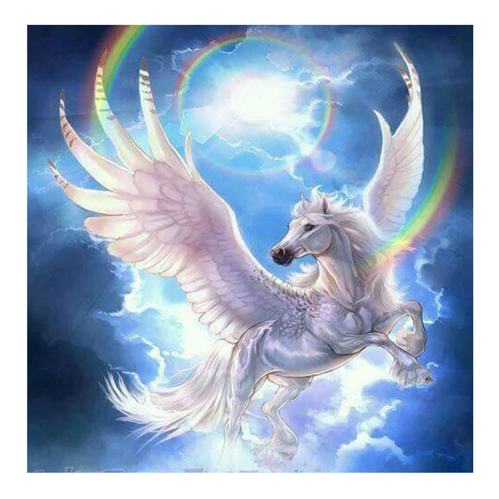 1pc DIY 5D Winged Horse Rhinestone Full Drill Embroidery Craft Drawing 
1pc DIY 5D Winged Horse Rhinestone Full Drill Embroidery Craft Drawing