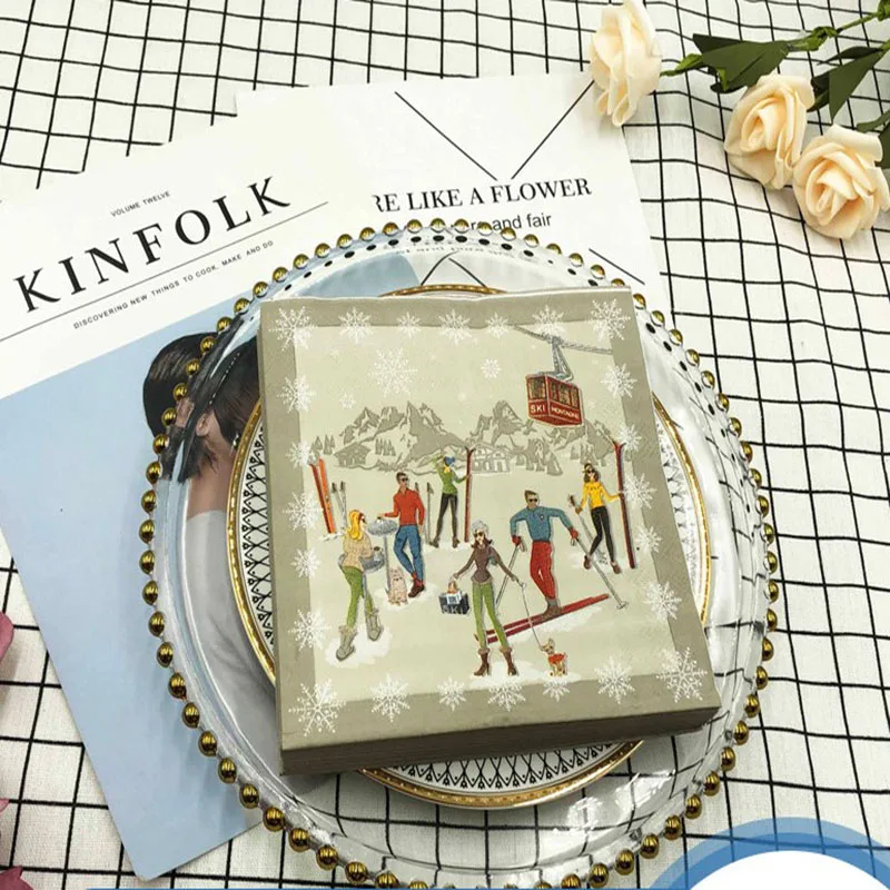 20 pieces / bag, limited edition Christmas 3-layer Wedding Gift Paper Napkins wedding Christmas party decorations are hot seller
20 pieces / bag, limited edition Christmas 3-layer Wedding Gift Paper Napkins wedding Christmas party decorations are hot seller