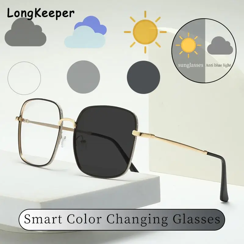 Big Frame Square Photochromic Sunglasses Ladies Oversized Gold Style Shadow Diamond Big Frame Sunglasses Female Trend Glasses
Big Frame Square Photochromic Sunglasses Ladies Oversized Gold Style Shadow Diamond Big Frame Sunglasses Female Trend Glasses
