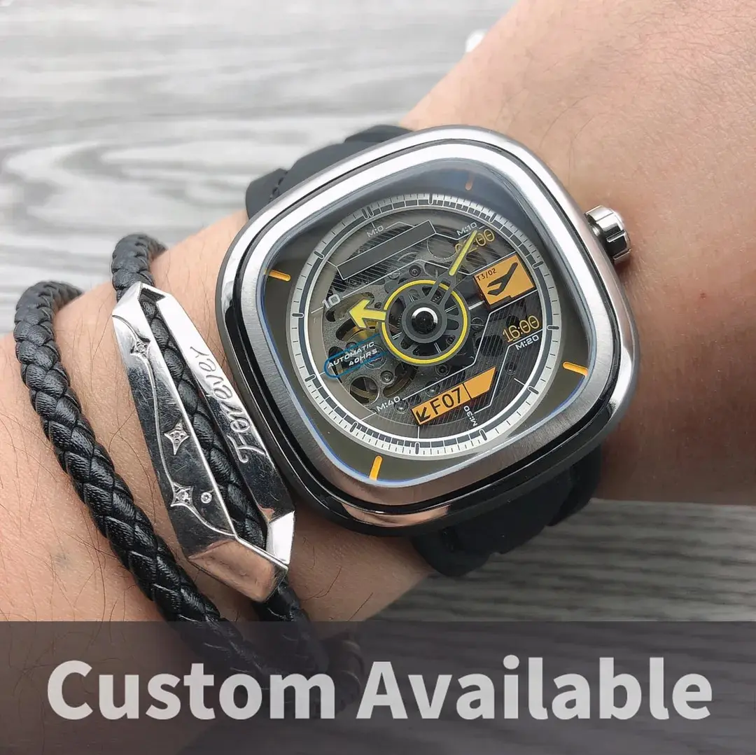 Friday SF-T3/02-S177: Luxury Automatic Mechanical Watch with Hollow Dial, Japanese Movement - Seven Wristwatches, Ideal Gift for 
Friday SF-T3/02-S177: Luxury Automatic Mechanical Watch with Hollow Dial, Japanese Movement - Seven Wristwatches, Ideal Gift for