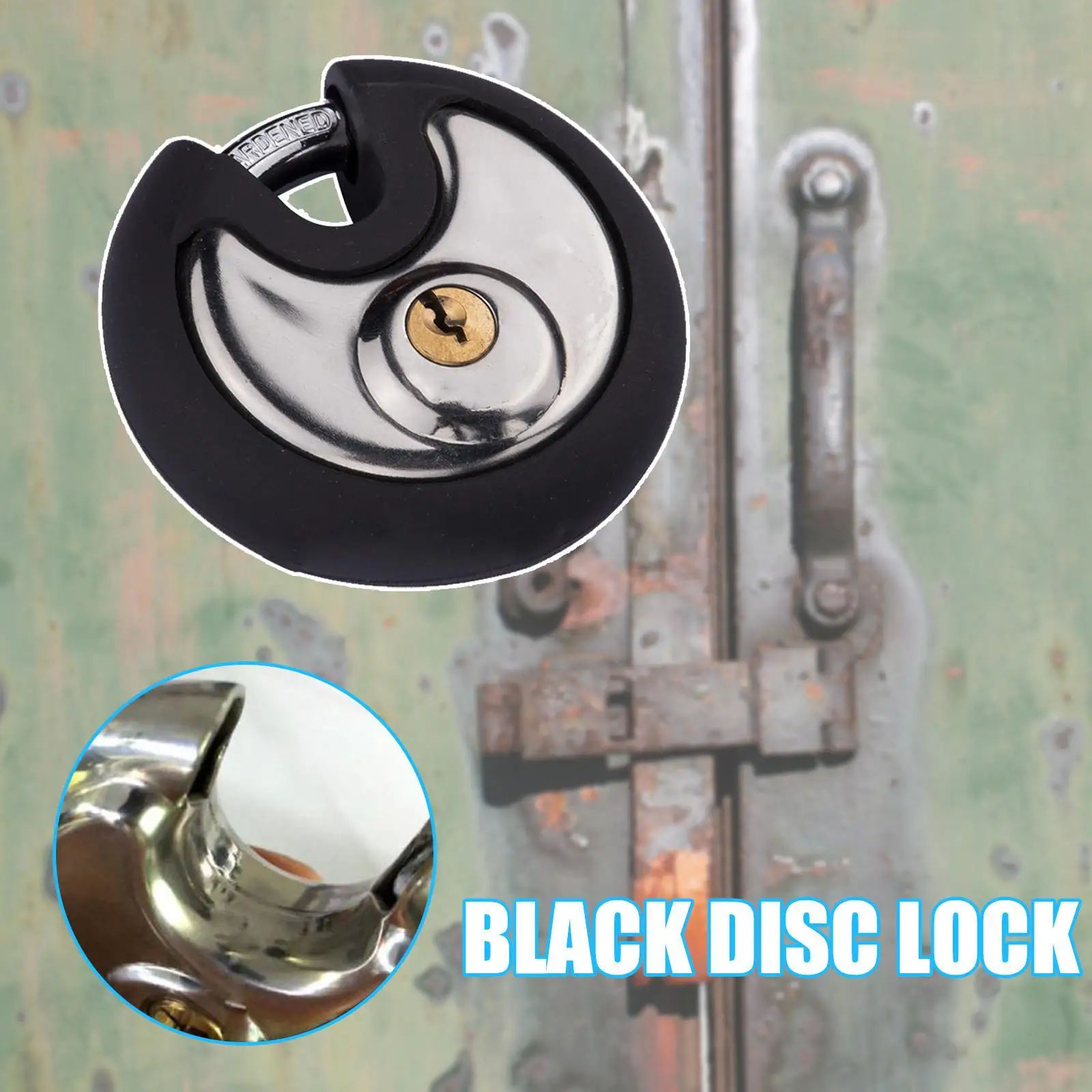 70mm Round Cake Lock With Protective Sleeve Stainless Steel Safety Travel Safety Crescent Lock Luggage Lock Padlock
70mm Round Cake Lock With Protective Sleeve Stainless Steel Safety Travel Safety Crescent Lock Luggage Lock Padlock