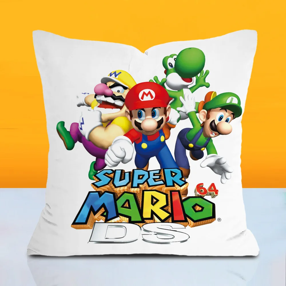 45*45cm Super Mary Bros Pillowcases Classic Game Colorful New Cartoon Cushion Cover Soft Short Plush Decor Case Car Sofa Home
45*45cm Super Mary Bros Pillowcases Classic Game Colorful New Cartoon Cushion Cover Soft Short Plush Decor Case Car Sofa Home