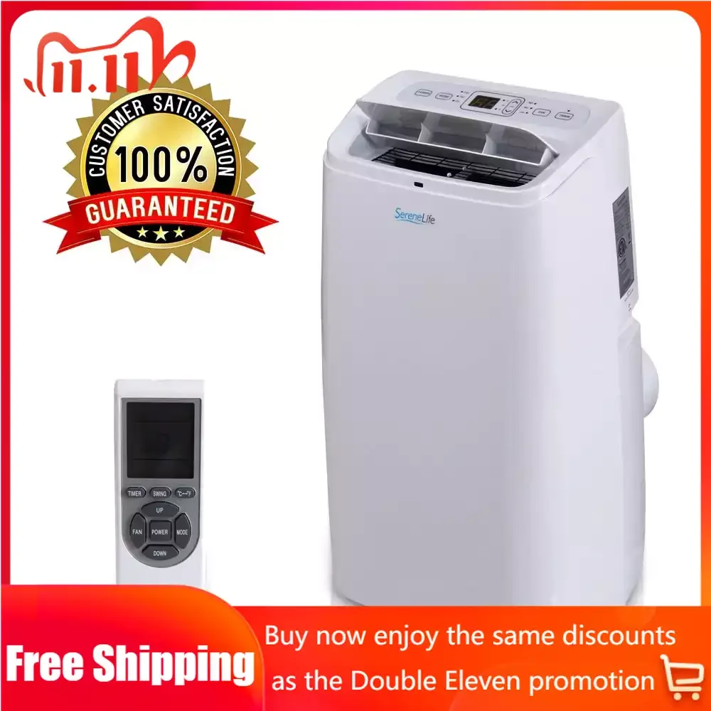 

12000 BTU Portable Air Conditioner With Dehumidifier and Fan Modes Air Conditioners for Room Conditioning Home Ac Free Shipping