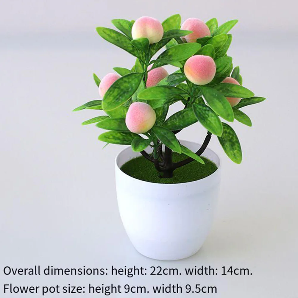 Artificial Plants Bonsai Lemon Pomegranate Fruit Chili Tree Potted Window Sill Decor Home Table Decoration Plastic Ornament
Artificial Plants Bonsai Lemon Pomegranate Fruit Chili Tree Potted Window Sill Decor Home Table Decoration Plastic Ornament