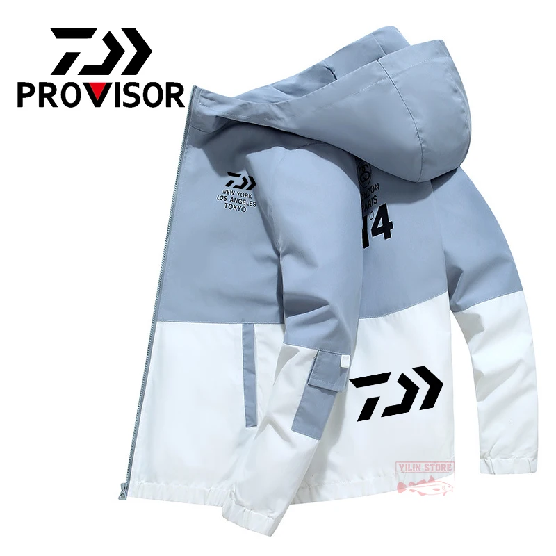 Daiwa Fishing Jacket Men Winproof Hooded Breathable Jacket Spring Summer Windbreaker Tourism Outdoor Cycling Breathable Clothes
Daiwa Fishing Jacket Men Winproof Hooded Breathable Jacket Spring Summer Windbreaker Tourism Outdoor Cycling Breathable Clothes