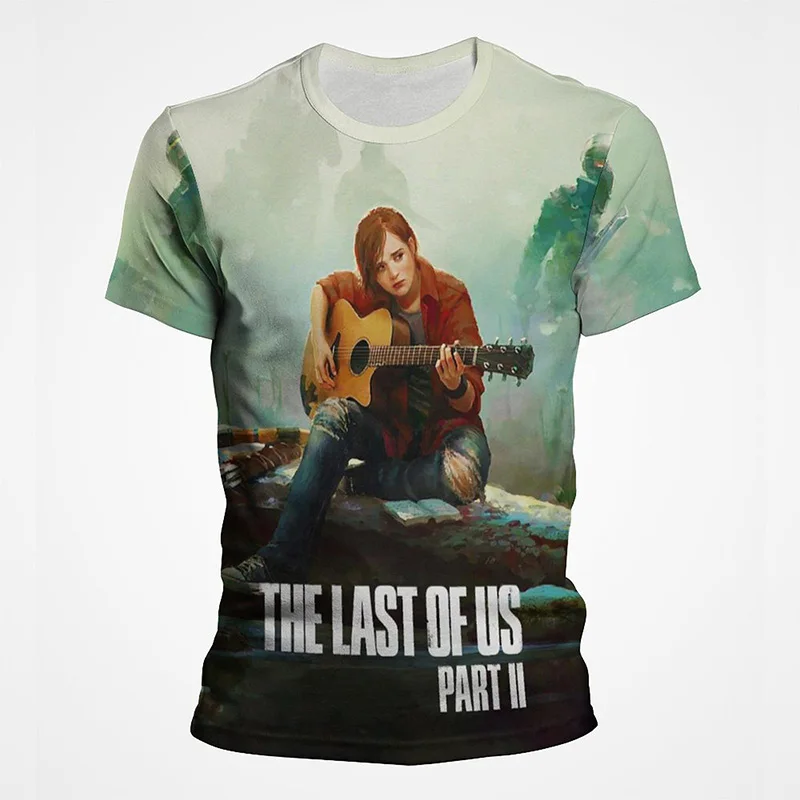 Футболка «Last Of Us 2» для мужчин и женщин, крутая тенниска с принтом «Last Of Us 2», модная уличная одежда с изображением гитары
Футболка «Last Of Us 2» для мужчин и женщин, крутая тенниска с принтом «Last Of Us 2», модная уличная одежда с изображением гитары