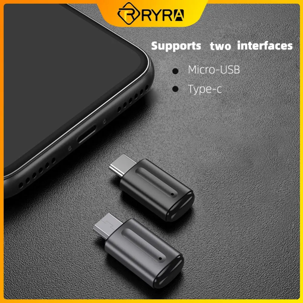 RYRA Smartphone Remote Controller Mini Adapter Type C/Micro USB Interface App Control Wireless Phone Universal Remote Control
RYRA Smartphone Remote Controller Mini Adapter Type C/Micro USB Interface App Control Wireless Phone Universal Remote Control
