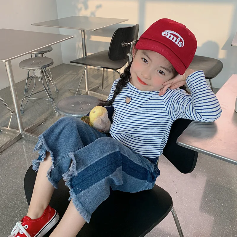 2022 new arrival Love hollow stripe long sleeve top shirt for baby girl wear t-shirt 11-196 
2022 new arrival Love hollow stripe long sleeve top shirt for baby girl wear t-shirt 11-196