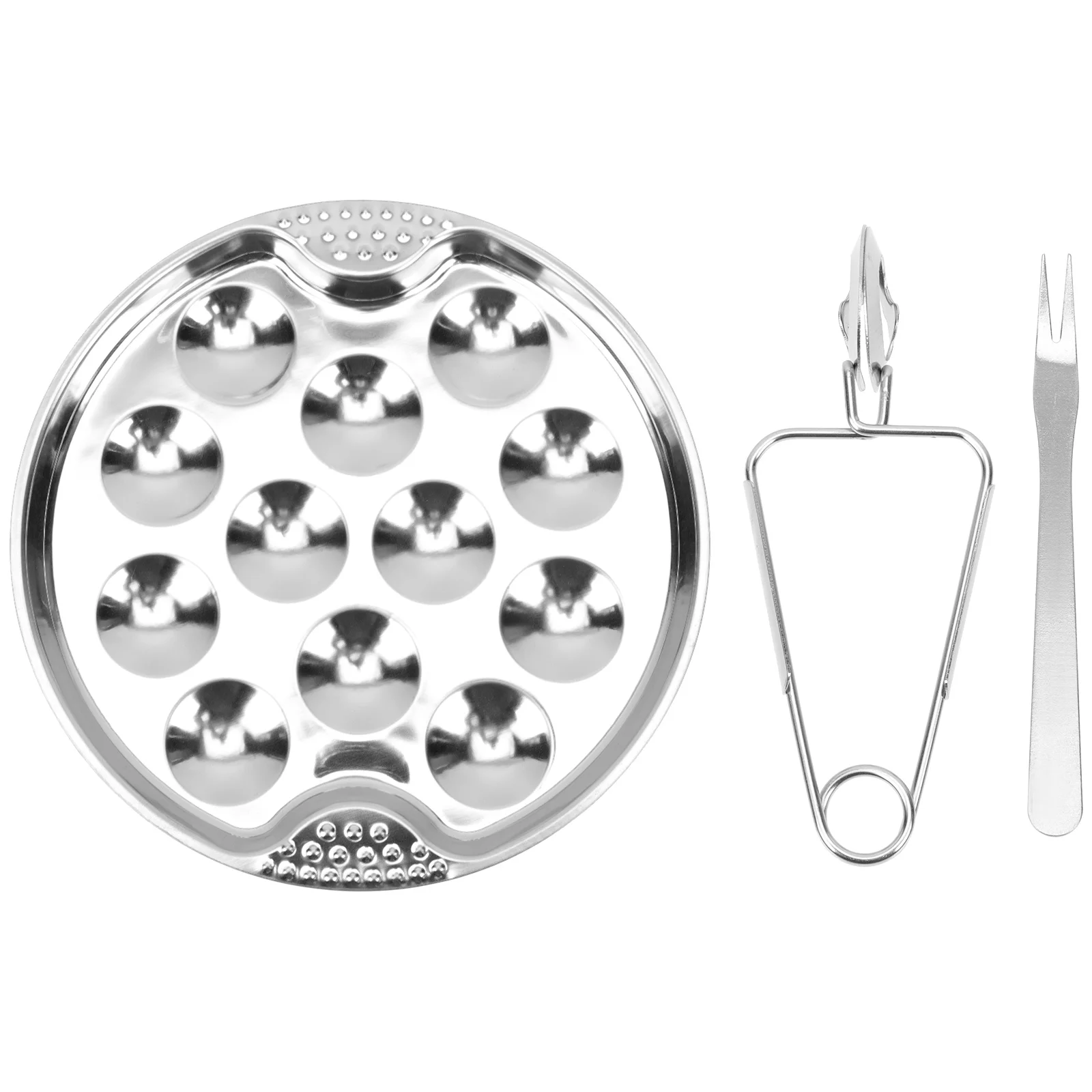 Plate Escargot Snail Pan Dish Dishes Octopusgrilled Snails Tray Dining Set Footed Abalone Baking Stainless Steel Serving
Plate Escargot Snail Pan Dish Dishes Octopusgrilled Snails Tray Dining Set Footed Abalone Baking Stainless Steel Serving