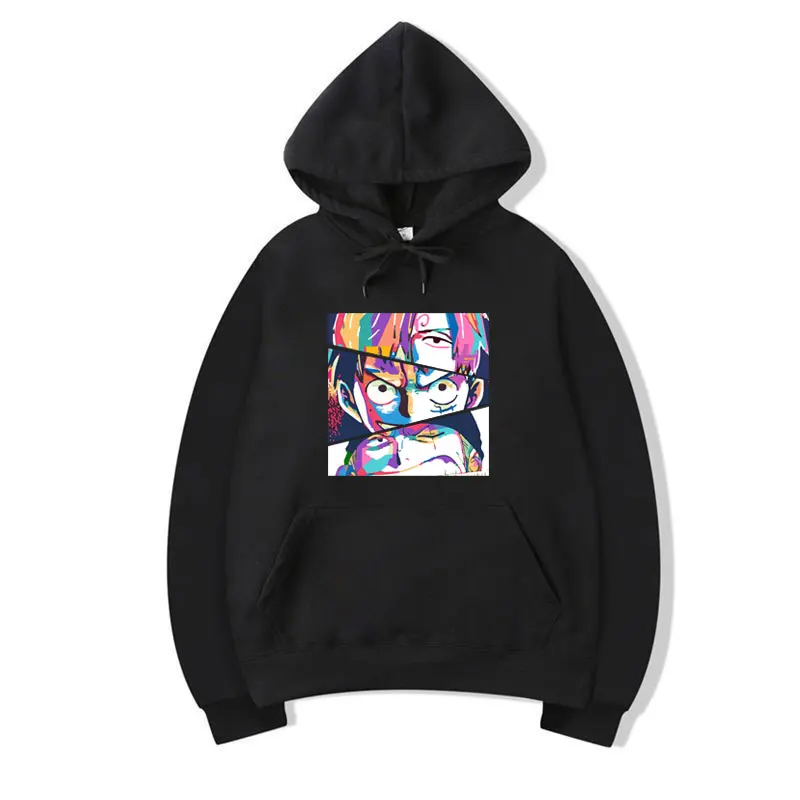 Japan Anime ONE PIECE Hoodie Sanji with Monkey D. Luffy and Roronoa Zoro Print Hoody Sweatshirt Men Women Loose Hoodies Pullover
Japan Anime ONE PIECE Hoodie Sanji with Monkey D. Luffy and Roronoa Zoro Print Hoody Sweatshirt Men Women Loose Hoodies Pullover