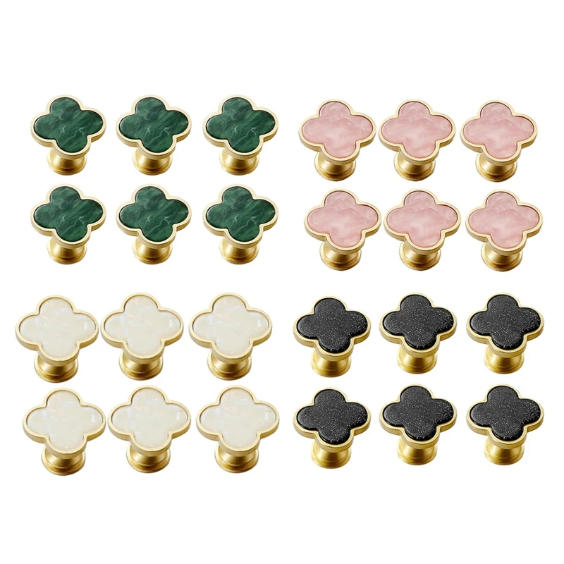 6Pcs Clover Knob Creative Cabinet Drawer Knob For Dresser Wardrobe Pull Single Hole Door Knob
6Pcs Clover Knob Creative Cabinet Drawer Knob For Dresser Wardrobe Pull Single Hole Door Knob